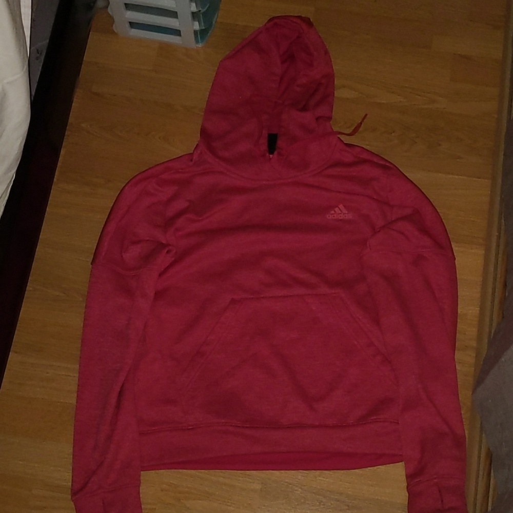 Hot Pink Adidas Hoodie